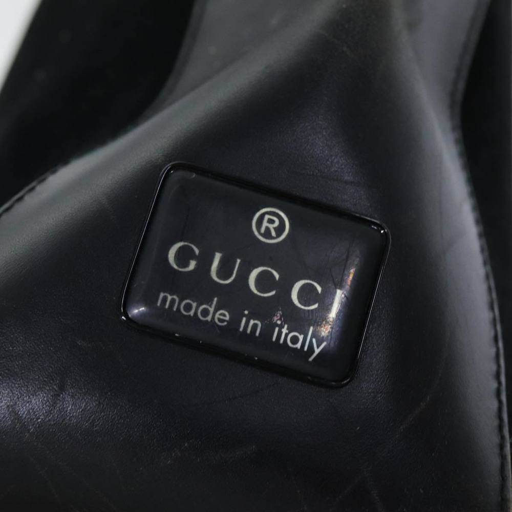 GUCCI Shoulder Bag Suede Black 001 3770 Auth 76389 - Picture 14 of 16